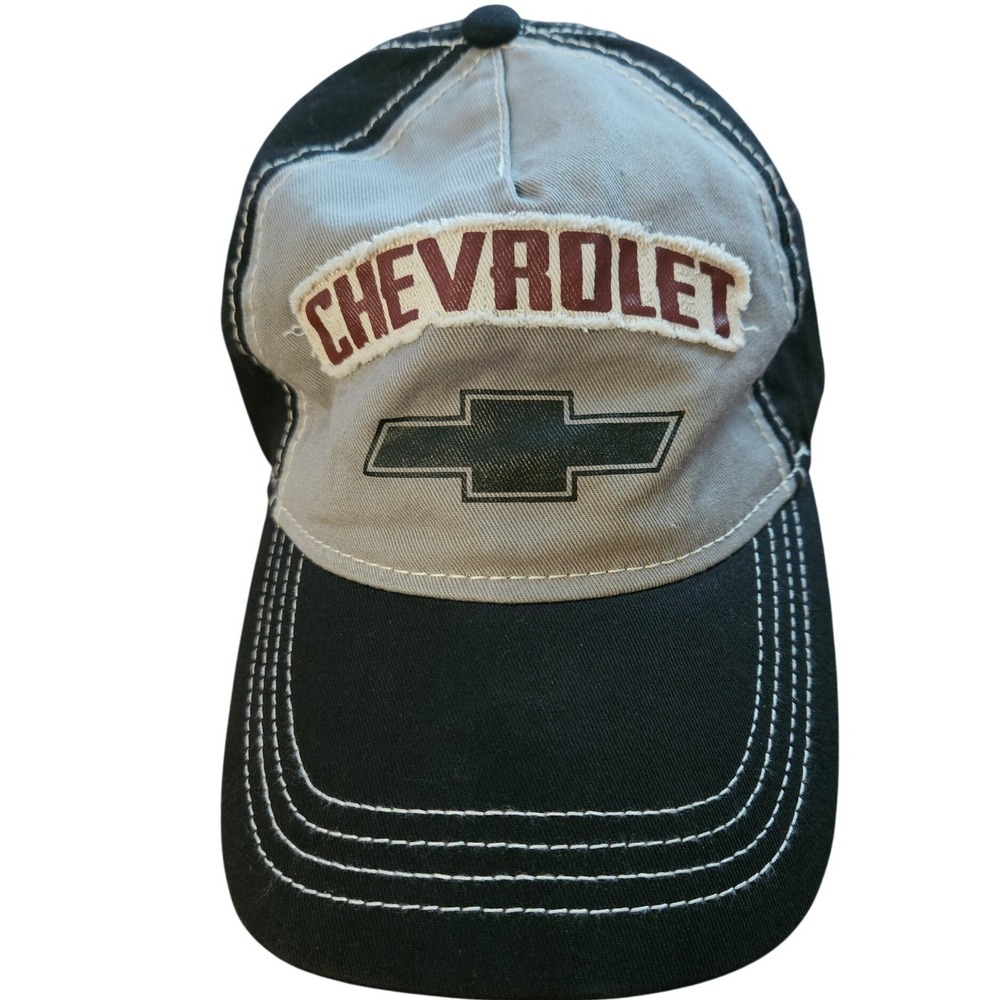 Chevrolet Trucker Hat Embroidered Patch Adjustable Chevy GM Unisex Americana
